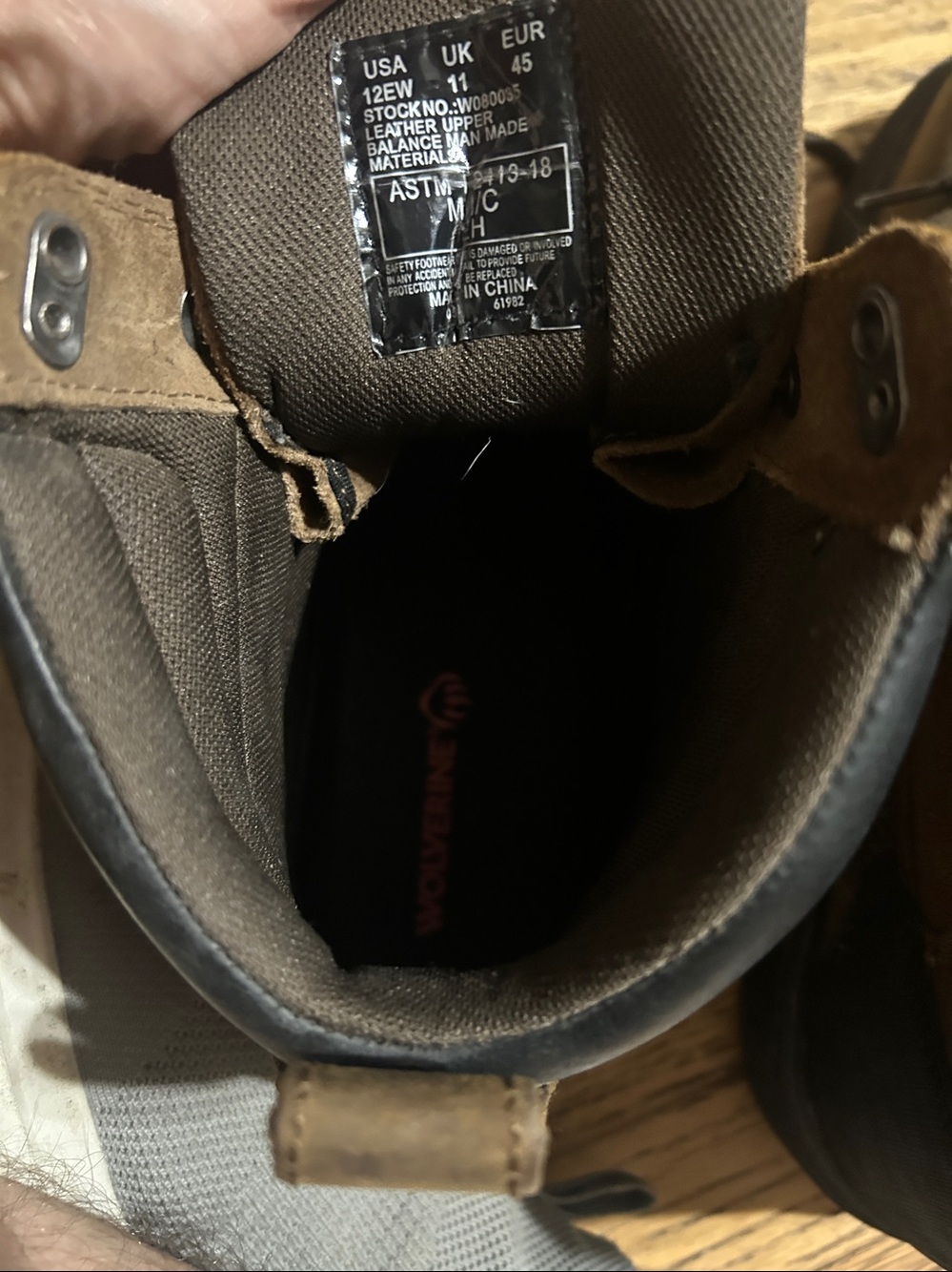 Wolverine work boots - Picture 6 of 8